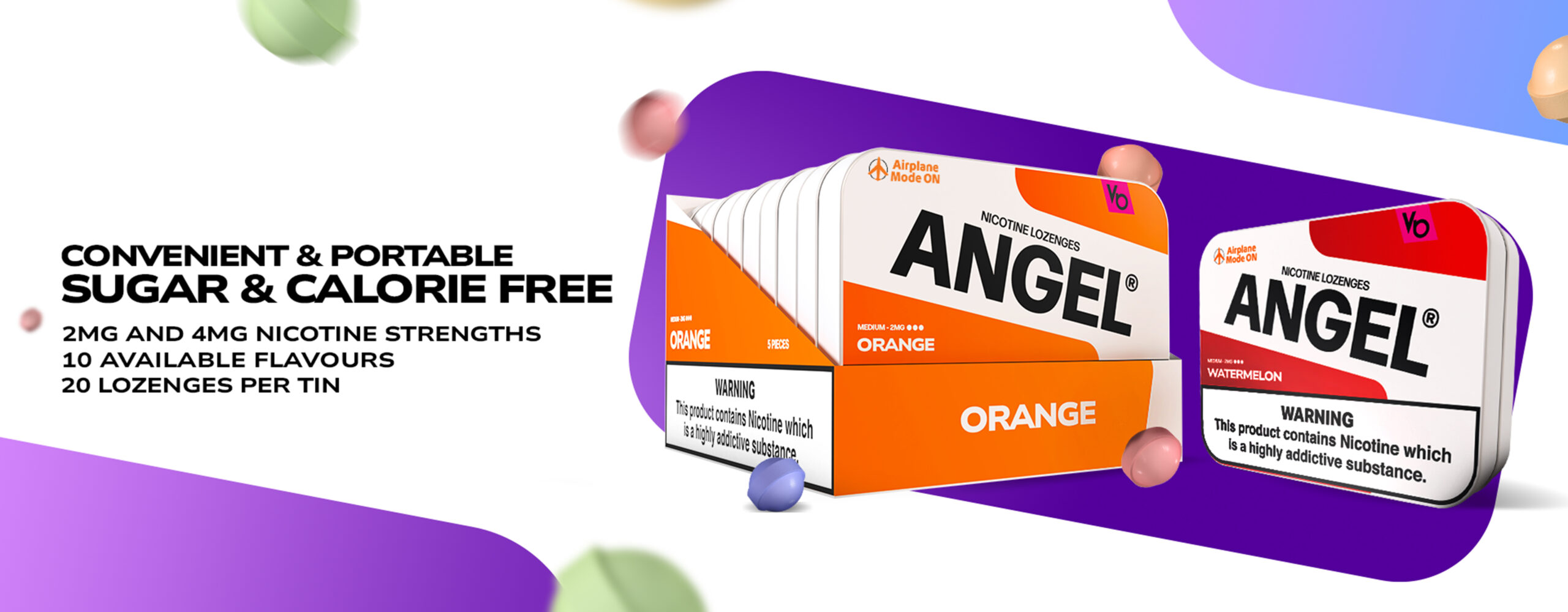 Angel® Nicotine Lozenges - No Smoke, No Odor, Just Satisfaction