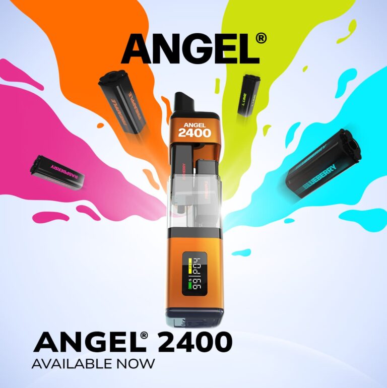 Angel® 2400 - Long-Lasting Battery with 2400 Puffs